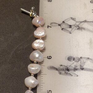 Freshwater Pearl Bracelet -Lovely Pearl with Slightly Pink Cast